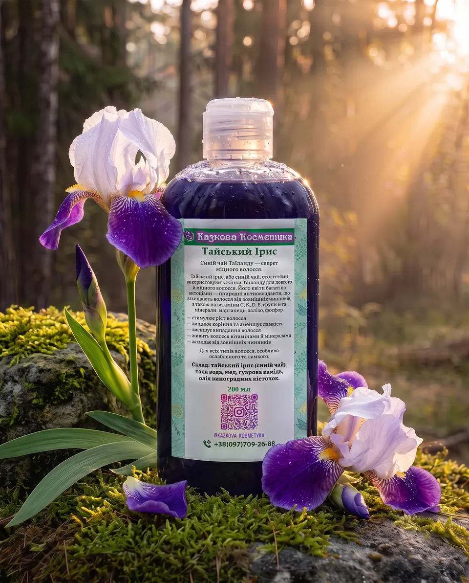 Тайський ірис шампунь Казкова Косметика у ранковому лісі