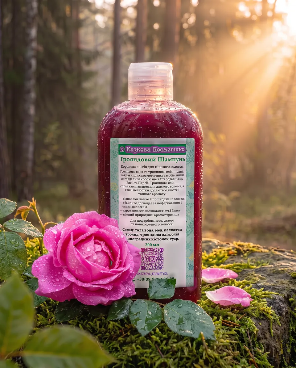 Трояндовий шампунь Казкова Косметика у ранковому лісі